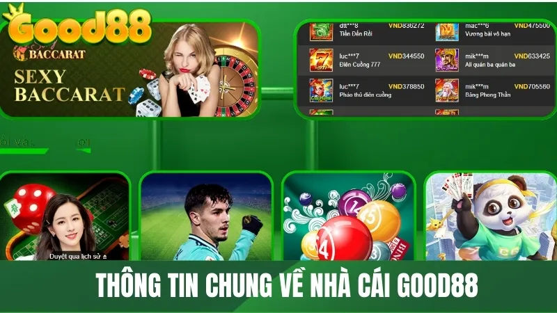 Thông tin chung về nhà cái GOOD88